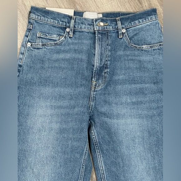 NWT Size 28 Everlane Straight Fit The Original Cheeky Jean High Rise Low Stretch - Picture 3 of 10